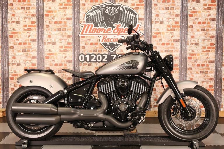 2022 INDIAN CHIEF BOBBER DARK HORSE - 6,872 MILES - 2 OWNERS - GREAT EXTRAS