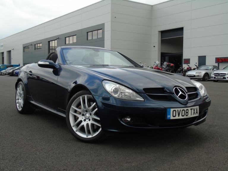 2008 Mercedes-Benz SLK 280 G- Tronic 3.0L V6 in Benitoite Blue Metallic