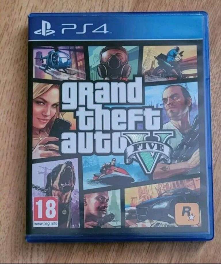 image for Grand Theft Auto GTA 5 - Playstation 4 (PS4) - with map