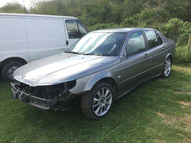 2006 SAAB 9-5 BREAKING,2.3PETROL,DIESEL,279 steel grey,SPARES,GEARBOX,doors,Air con,bumper,tailgate