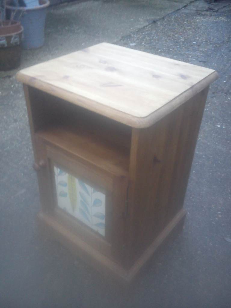 Upcycled, vintage, shabby chic, pine cabinet.