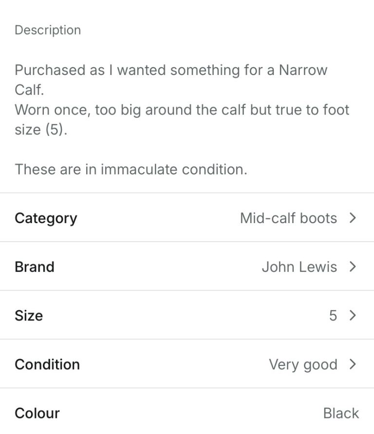 M&S Black Chelsea boots ( narrow calf)