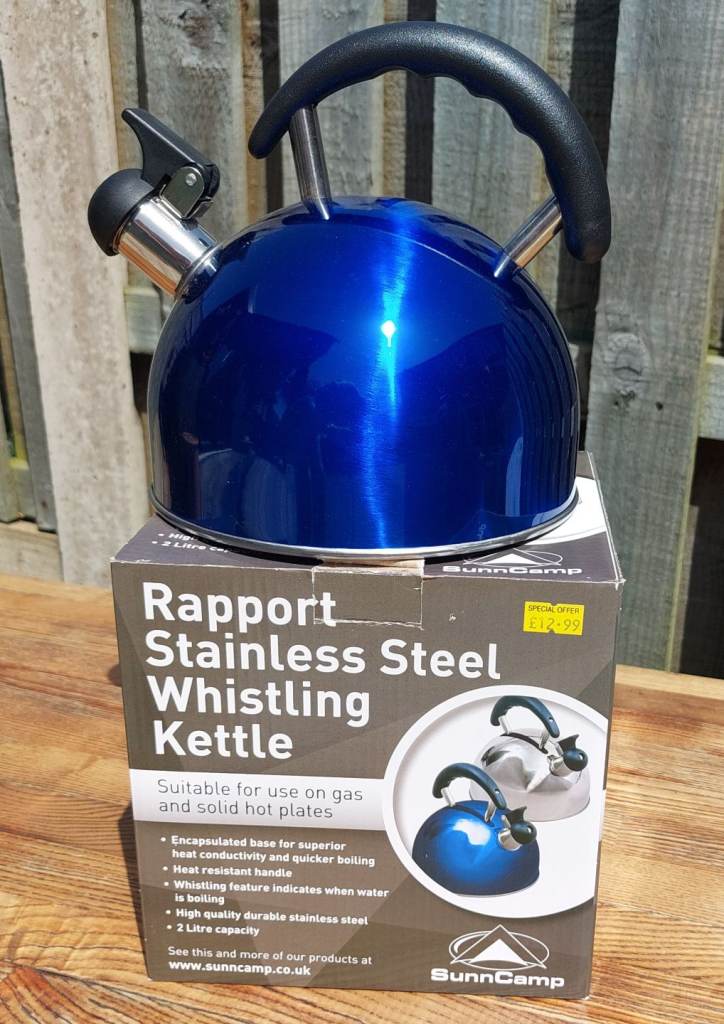 SunnCamp - rapport stainless steel whistling kettle