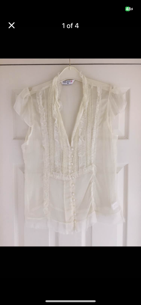 (590) Select blouse, size 14, new!