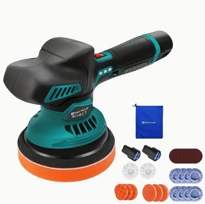 Car Polisher Buffer Machine Cordless Polisher Electric Polisher Kit With 2PCS 12V 2.0Ah Battery