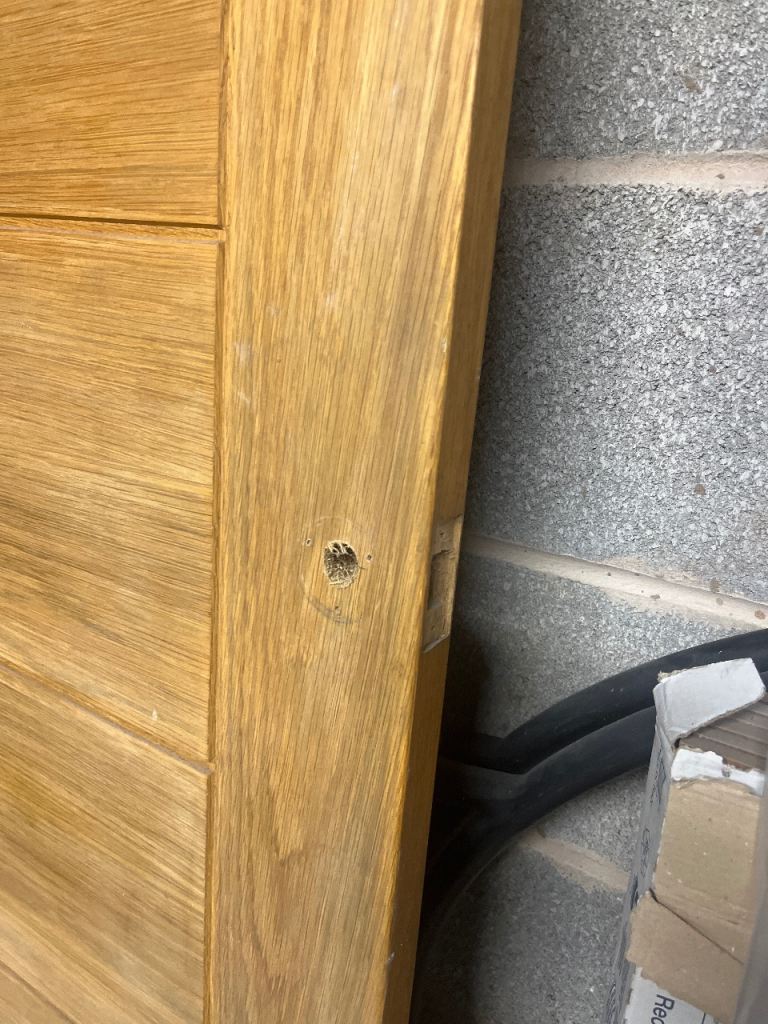 Internal oak veneered door 