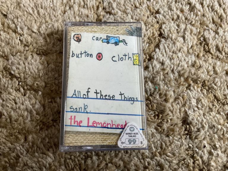 THE LEMONHEADS - CAR BUTTON CLOTH CASSETTE ALTERNATIVE ROCK