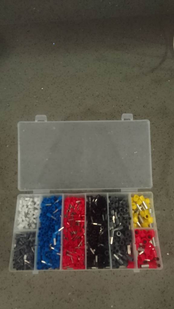 Electrical Wire Terminals Connectors Kit - Assorted Colours, As Good As New