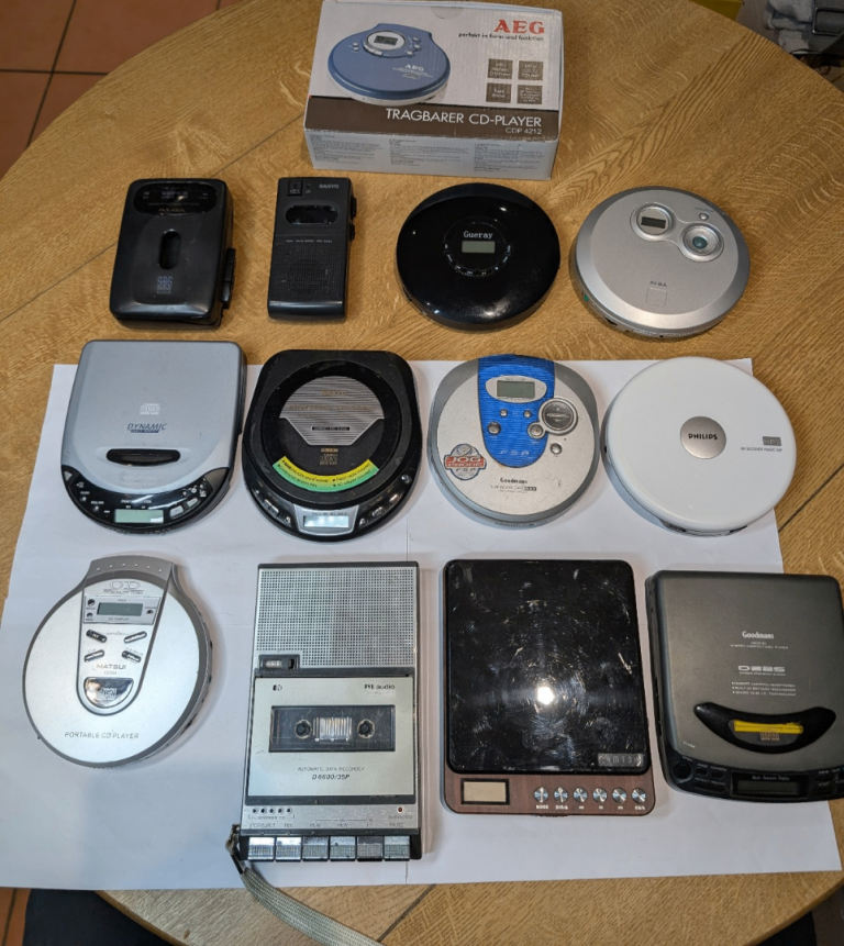 CD Discman Cassette Walkman Dictaphone Collection Job Lot Spares Repair