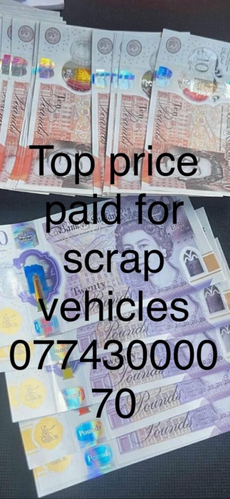 Huddersfield scrap vehicle buyer 