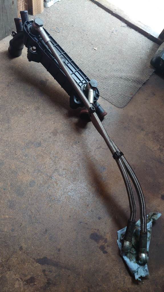 Nevlock Braided Oil Cooler Lines Pipes Astra H VXR Zafira A B GSI SRI Z20 LEH LET Turbo