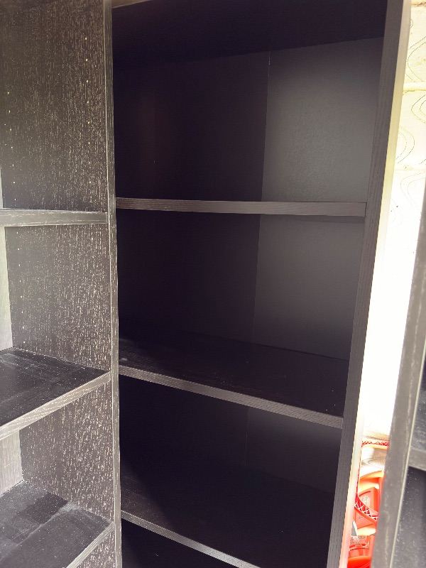 Black Billy Corner Bookcase – Excellent Condition