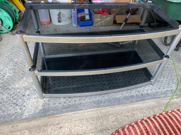 Tv glass stand 
