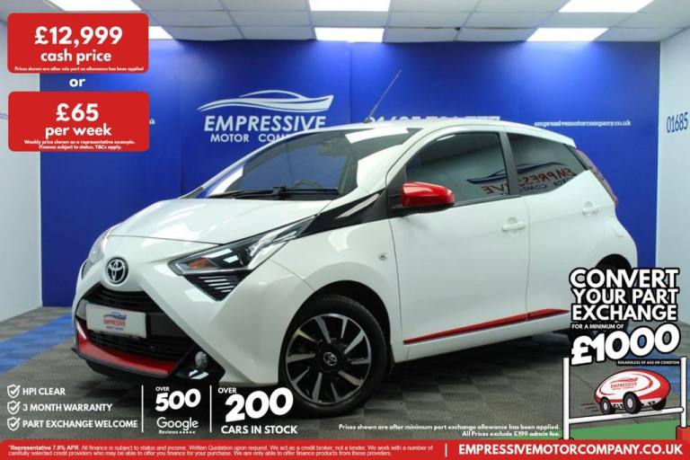 2021 21 TOYOTA AYGO 1.0 VVT-I X-TREND HATCHBACK 5DR PETROL X-SHIFT EURO 6 (SAFET