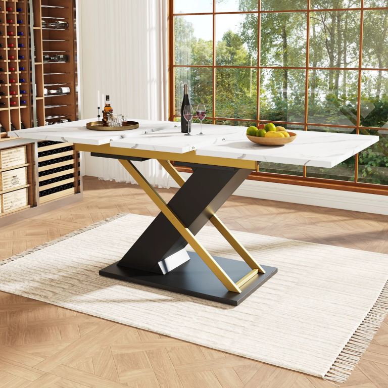Extendable Dining Table 120X160X80cm
