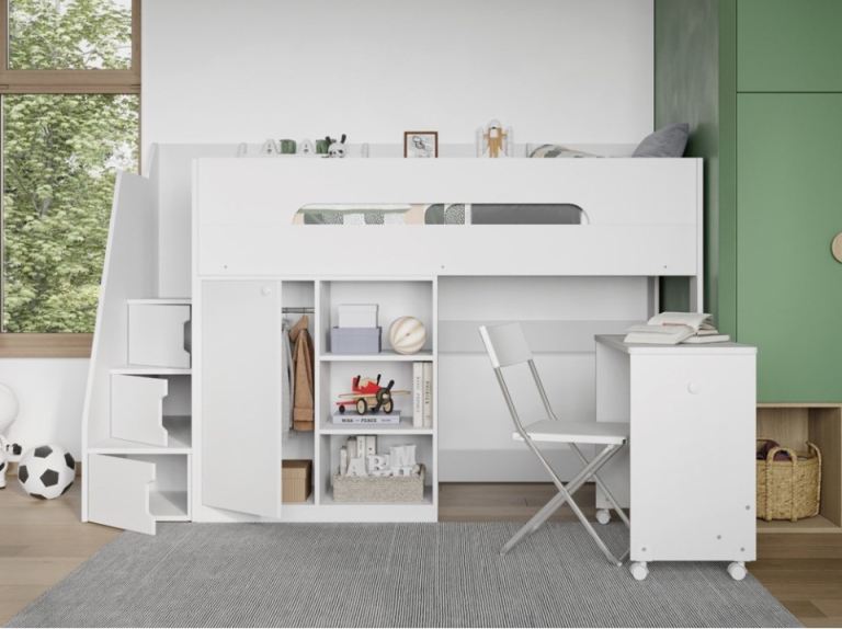 High rise bedroom furniture set