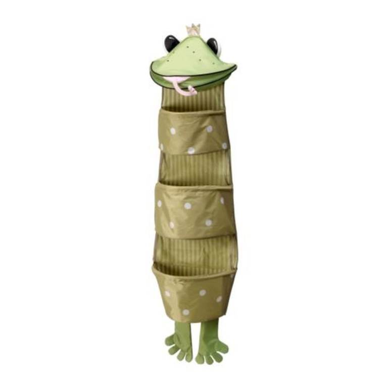 IKEA Fabler Groda Frog Prince Wall Pocket ORGANIZER