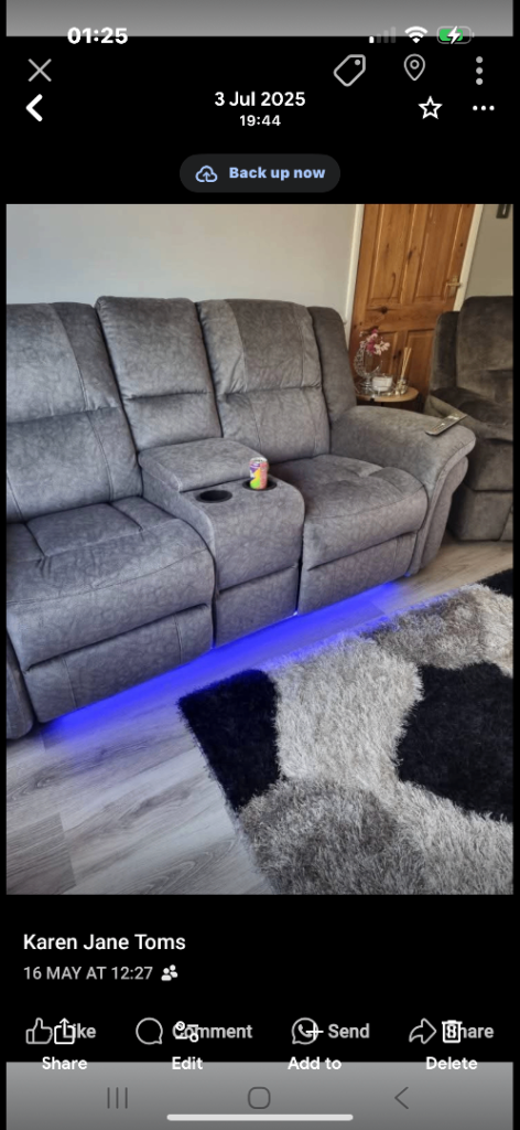 Electric recliner sofa and chair