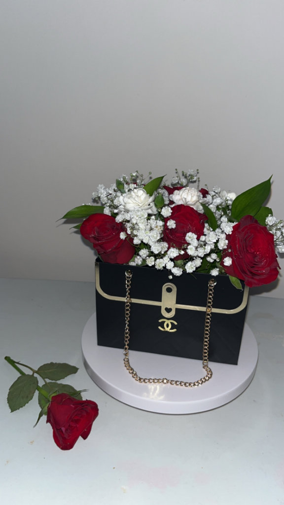 Paris style luxury flowers bag *made to order*