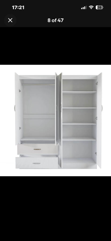 Triple wardrobe for sale 