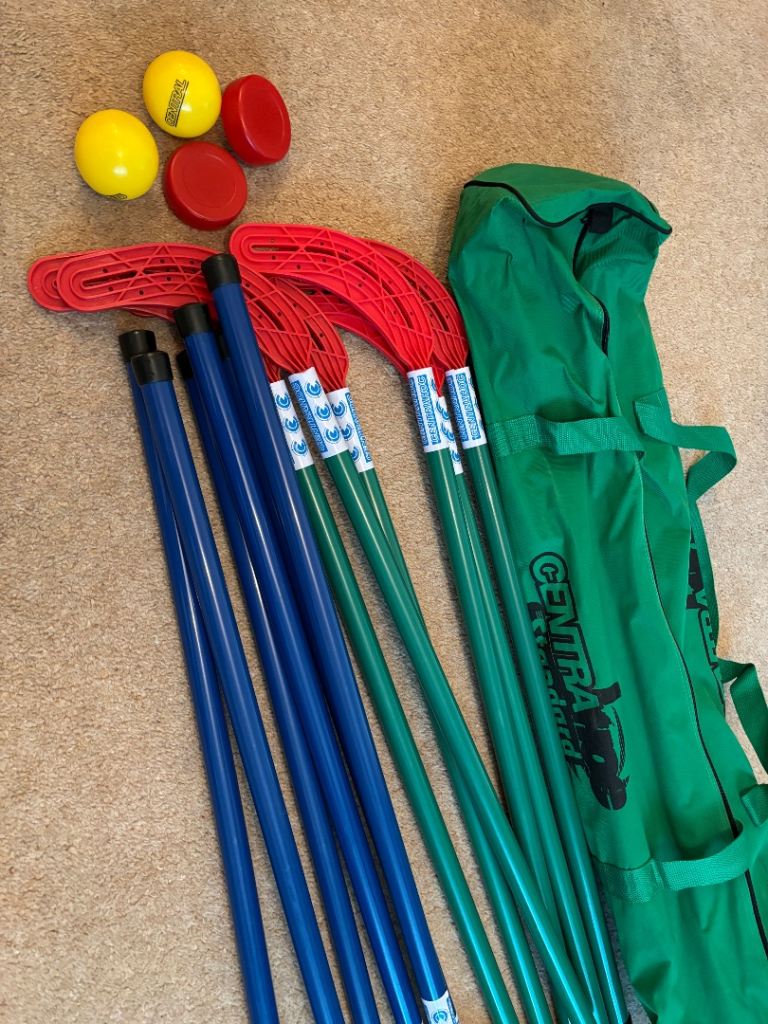 Centrahoc Outdoor Hockey Set With Carry Bag