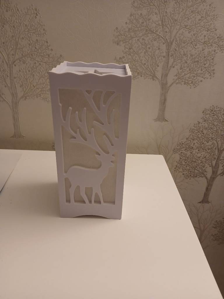 Reindeer silhouette table lamp 