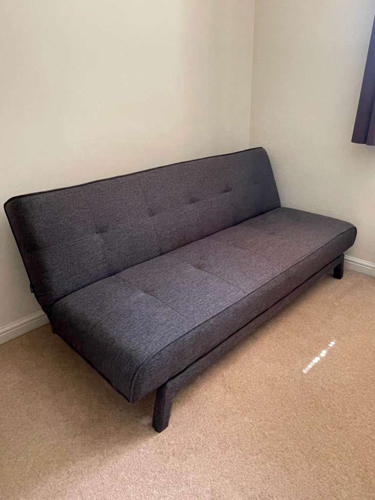 MADE Yoko Grey Sofa Bed | Spare Room / Guest Bed | £100 ONO