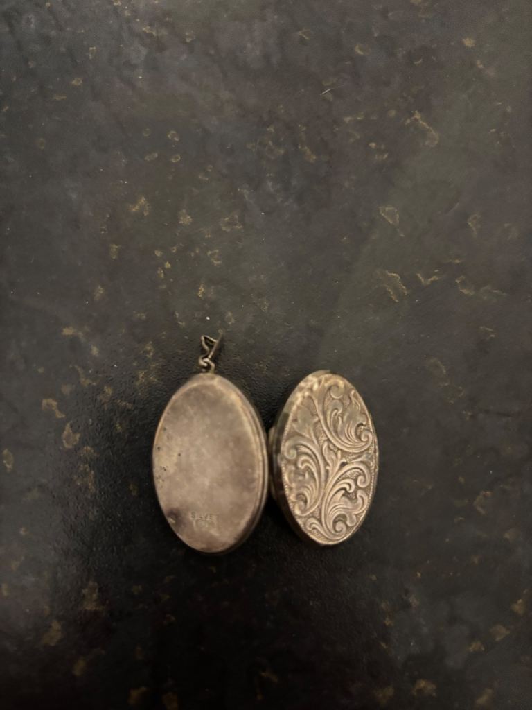 Silver vintage locket
