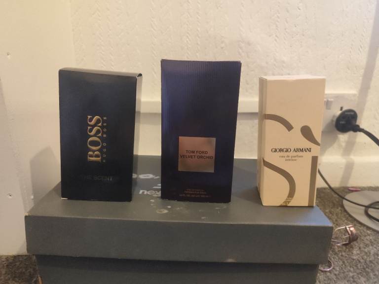Bundle Deal: 4x Premium Fragrances - Tom Ford, Armani, Boss, Si - M9