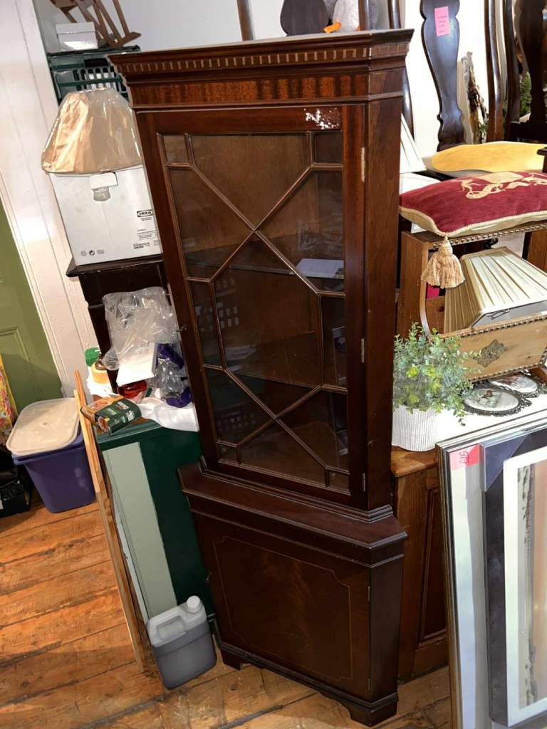 Vintage corner unit piece of furniture 