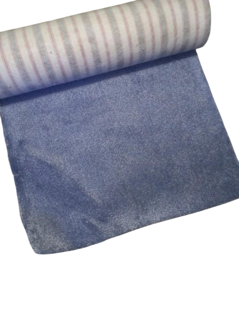 Carpet piece (Navy Blue, Bellgian made) 14ft x 3ft 6in