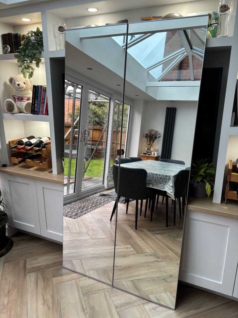 IKEA 2 Mirror Wardrobe doors & 3 wooden doors