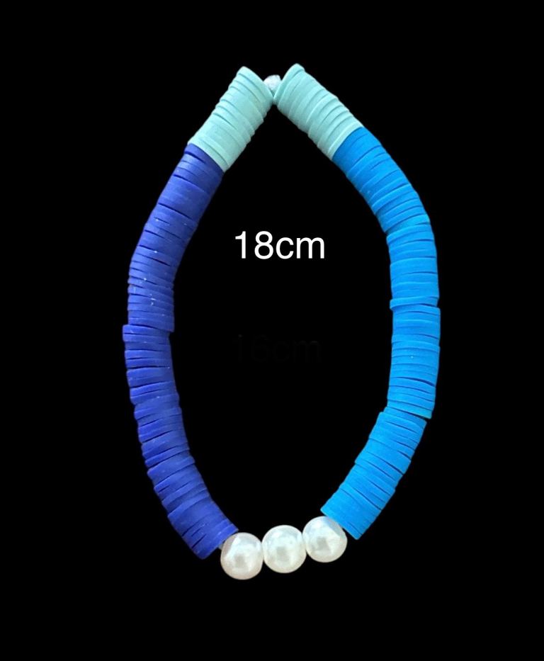 Beautiful Blue Aqua Bead Bracelet Best Friend Party Bag Birthday Christmas Gift