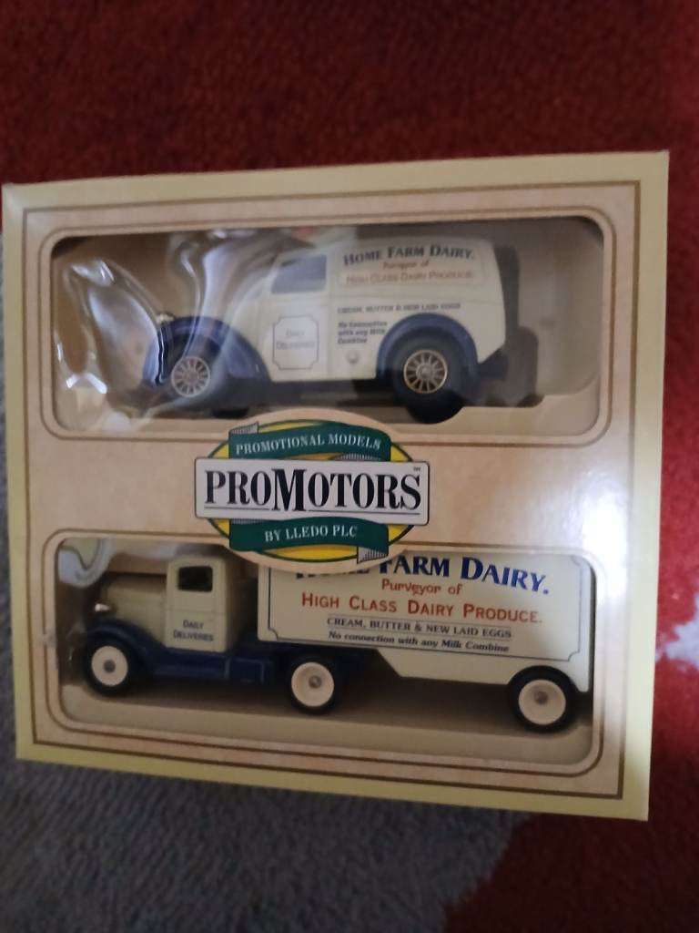 Model van and truck