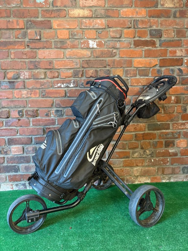 Golf trolley and waterproof bag
