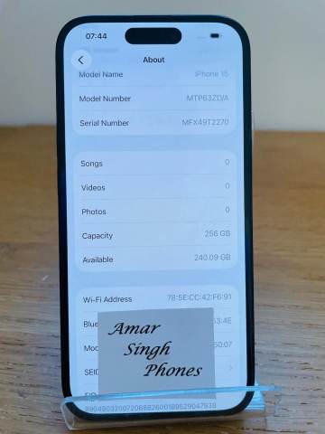 Iphone 15, 256GB, 100% Battery! (C991) | in Leicester