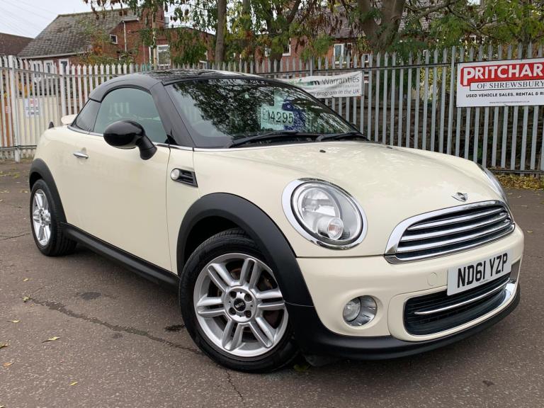 2012 MINI Coupe 1.6 Cooper Euro 5 (s/s) 2dr COUPE Petrol Manual