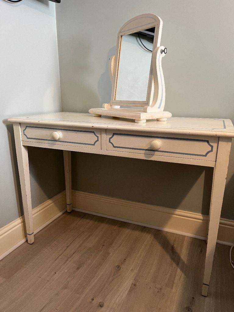Free to collect. Dressing table and matching mirror Laura Ashley