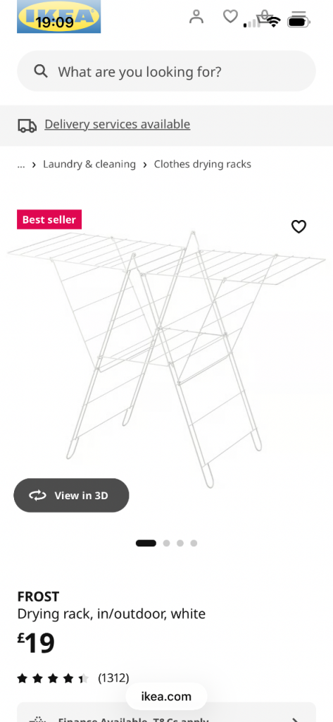 IKEA Frost Drying Rack (clothes horse)