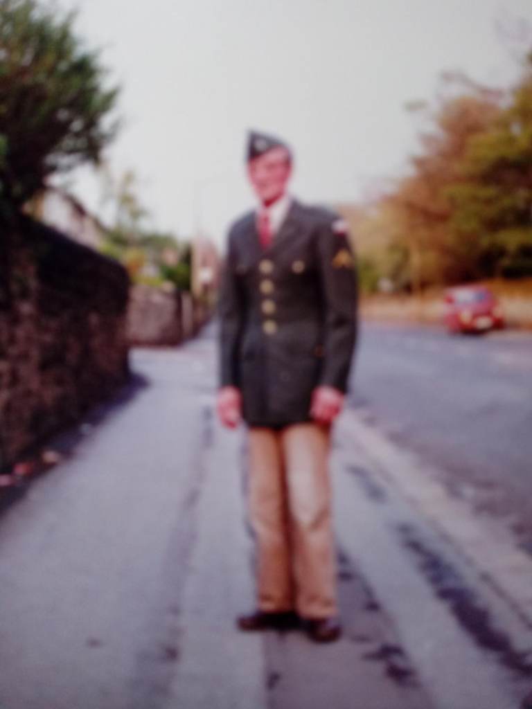 American Air Force Jacket and garrison cap