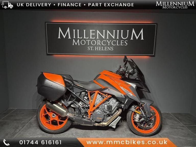 2019 KTM SUPERDUKE GT SPORT TOURER FITTED WITH PANNIERS AND AKRAPOVIC EXHAUST