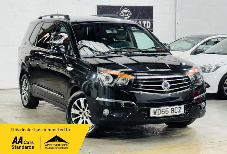 2017 Ssangyong Turismo 2.2D ELX T-Tronic 4WD Selectable Euro 6 5dr MPV Diesel Automatic