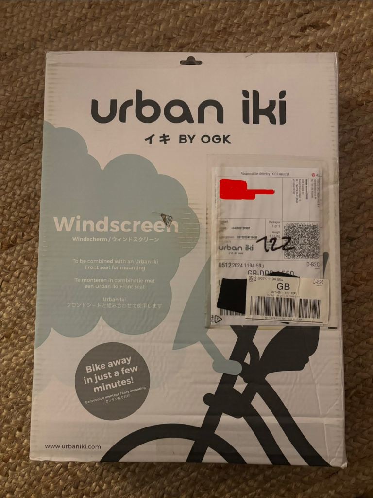Urban Iki windscreen for front mounted seat