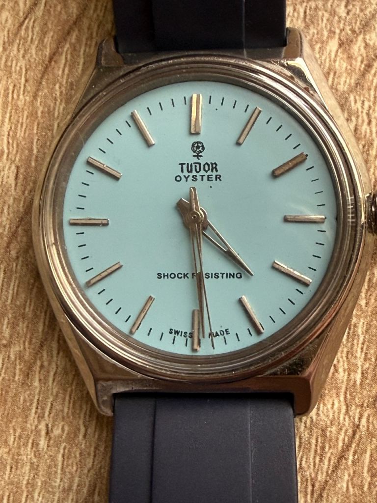Tudor Oyster Shock Resisting Watch - Blue Dial, Good Condition