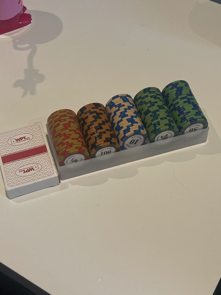 WPT Poker Chip Set with Cards – Good Condition