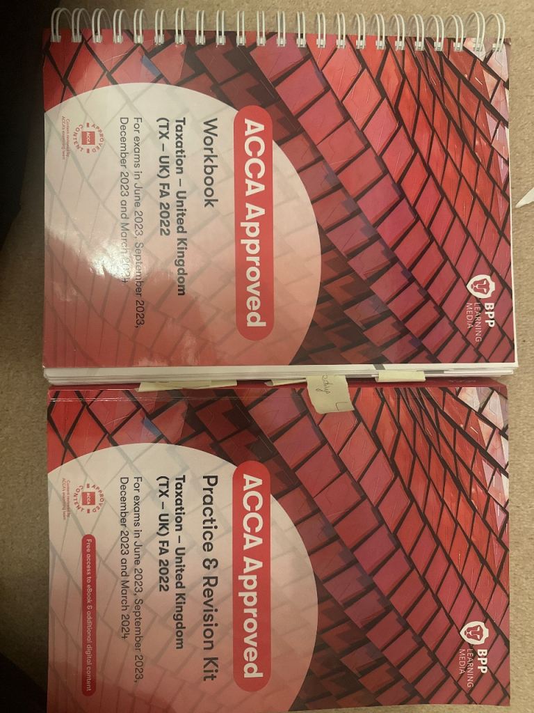 BPP ACCA Taxation FA 2022 Workbook & Practice Kit