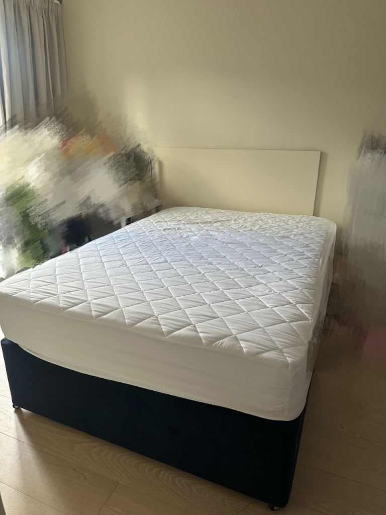 Double Mattress 135x190 + Bed Frame (Storage Drawers)