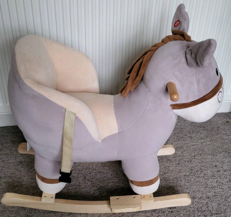 Children's Plush Rocking Horse (Donkey)