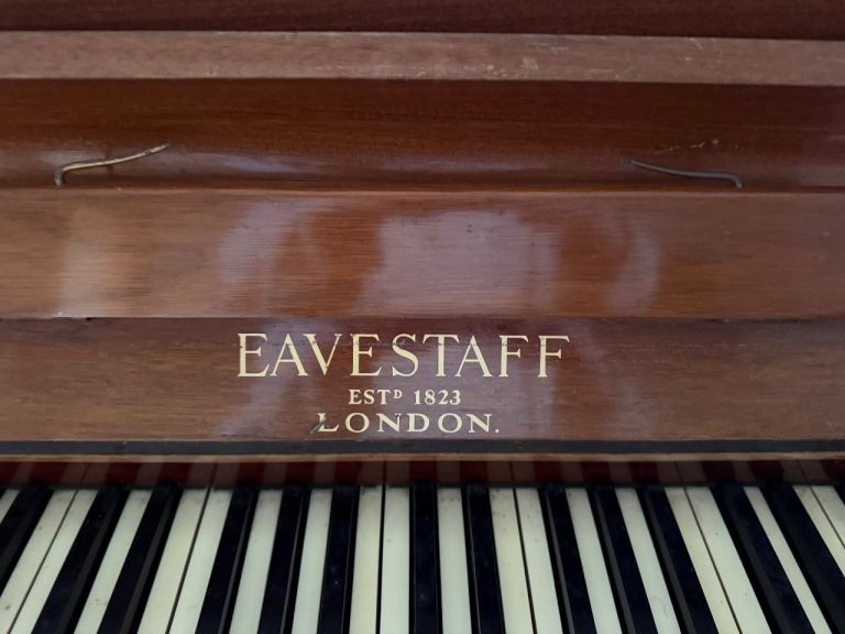 1950s vintage wooden Eavestaff Piano 