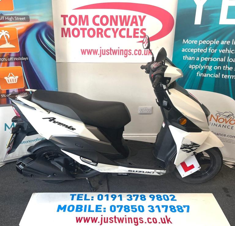 SUZUKI AVENIS 125 SCOOTER, 2025(25), 6,151 MILES, IDEAL CHEAP TRANSPORT, £1795